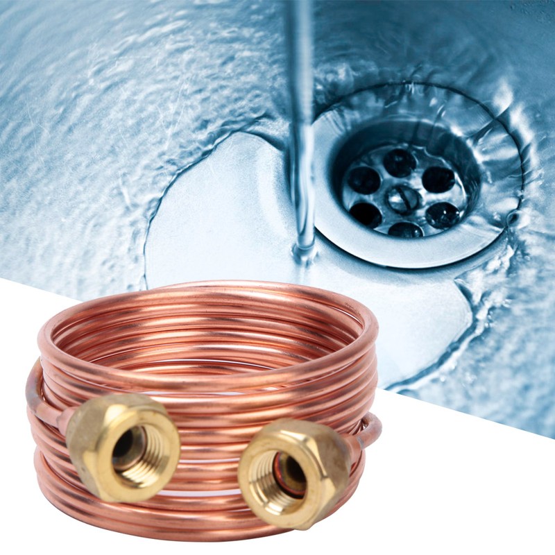 Soft Flexible Copper Capillary Tubing 2.8mm G1/4" Refrigeration Parts (2000mm)