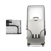 Naapesi Clear PVC Travel Suitcase Cover, Transparent Luggage Cover for