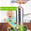 Stainless Steel Manual Noodles Maker, Portable Pasta Maker Noodle Making