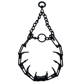 ChampWei Matte Black Adjustable No Pull Dog Collar for Small, Medium, Large Dogs.(M)