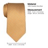 Retreez Wavy Zig Zag Stripe Pattern Woven Men's Tie -