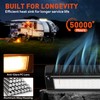 SnowyFox LED RV Exterior Porch Utility Light Waterproof 10-30V DC