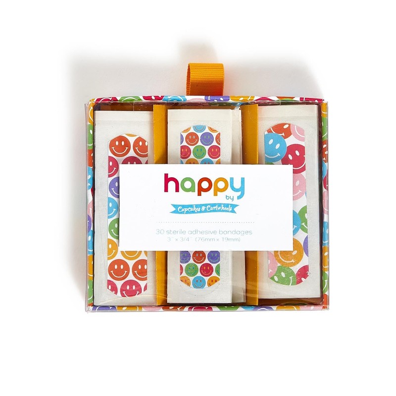 Two's Company Happy Bandages in Gift Box Includes 3 Patterns,
