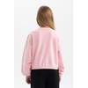 DeFacto Girls' Sweatshirt, Pink