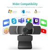 YIMONA Webcam for PC with Microphone - 2K FHD Webcam