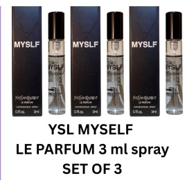 Yves Saint Laurent YSL Myself le Parfum 3ml (lot Of 3)