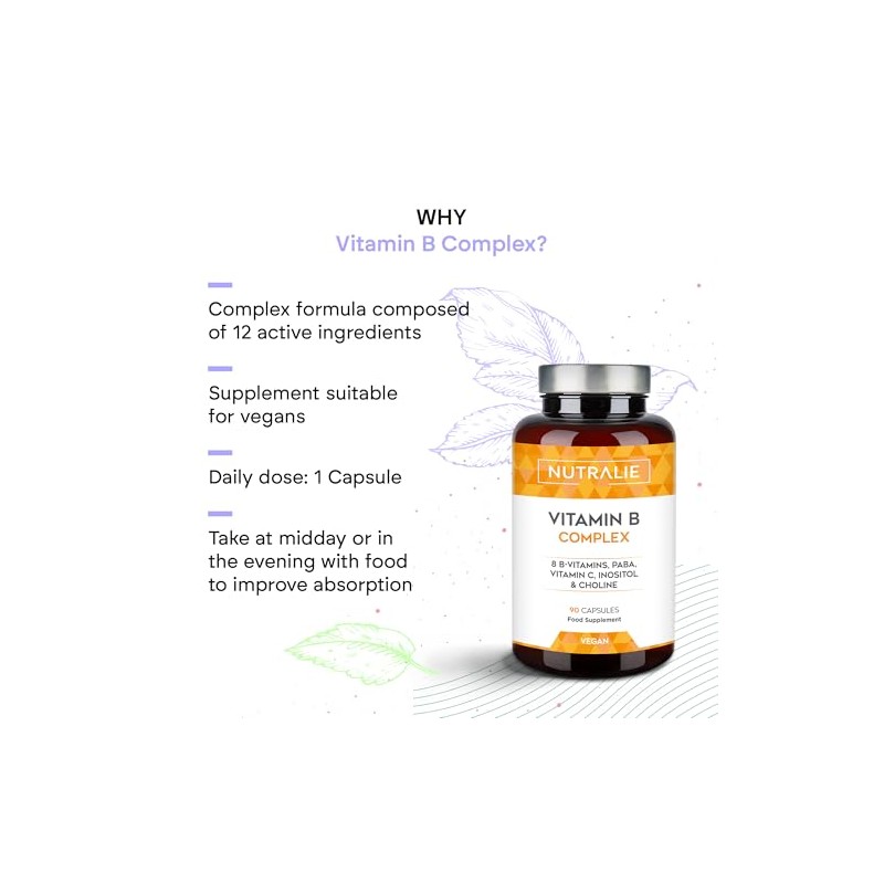 Vitamin B Complex + Vitamin C - High Dosage -