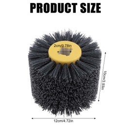 Nylon Brush, 120 Grit Sanding Brush, Polishing Brush, Sanding Roller Brush, Sanding Sleeves for Sanding Roller, Sanding Machine, Brush Sander, Satin Roller, Nylon Brush, Sanding Attachments for