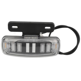 12V Motorcycle Tail Light Brake Turn Signal Light with License Plate Bracket for Electric Bicycle Electric Scooter Dirt Bike ATVs