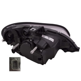 HEADLIGHTSDEPOT Headlights Set Halogen Left Right Pair Compatible With 02-2018 Columbia Freightliner M2 Headlamp