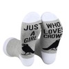 BDPWSS Crow Socks Raven Bird Lover Gift Just a Girl