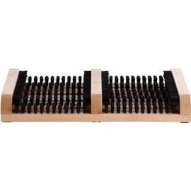 Esschert Design Double Boot Brush, Wood