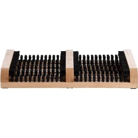 Esschert Design Double Boot Brush, Wood