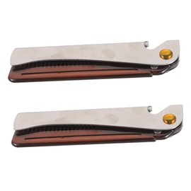 FRCOLOR Stylish Stainless Steel Comb Portable Folding Beard Brush Bottle Opener for Men's Grooming