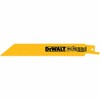 DEWALT Reciprocating Saw Blades, Straight Back, 6-Inch, 10/14 TPI, 5-Pack