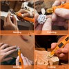 GOXAWEE Mini Cordless Rotary Tool Kit with 105pcs Accessories, USB