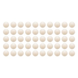 sourcing map 50pcs Nylon Bearing Balls 8mm Solid Plastic Balls, Precision Mini Nylon Balls