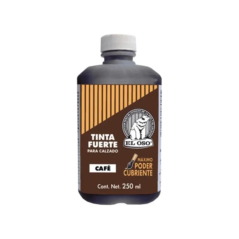 Tinta Fuerte El Oso Cafe 250ml 8046
