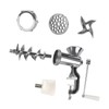 Manual Meat Grinder, Stainless Steel Blade Spiral Shaft Multifunctional Meat