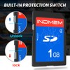 INDMEM SD Card 1GB, 10 Packs Class 4 1GB Flash