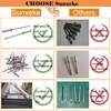 Sunxeke 100pcs 1/8" x 1/2" Stainless Steel Blind Rivets, 3.2