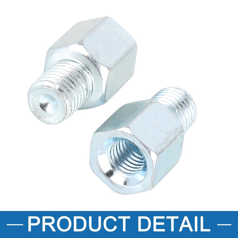 A ABSOPRO Motorcycle 8mm RH to 10mm RH Rearview Mirrors