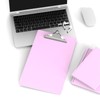 Macroclo Legal Size Clipboard, Pink Plastic 8.5 x 14 Clip
