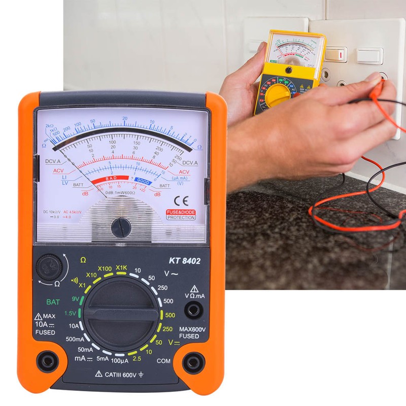 KT8402 Handheld Mechanical Multimeter High Precision Pointer Multimeter Electrical Testers