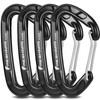 FresKaro 15kN Heavy Duty Wiregate Carabiners - for Camping Hiking