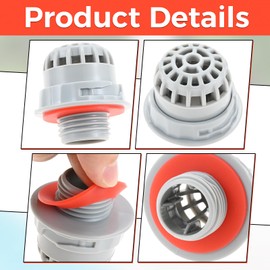 2 PCS P00260 Chemical Chlorine Dispenser Replacement for SaluSpa, Pool Hot Tub Top Debris Screen Strainer Compatible with Best-Way, Cole-Man, Lay-Z-Spa