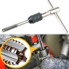 YAKAMOZ T-Handle Tap Holder Wrench with 5Pcs Metric M3 M4