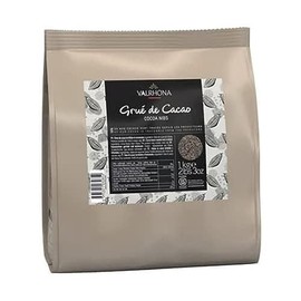 Valrhona Grue De Cacao Cocoa Nibs. Roasted Cocoa Beans Add Crunchy Texture and Visual Appeal. Sprinkle Over Desserts Or Fold Into Cookies or Ice Cream. Strong Chocolate Flavor. 1kg (1 Bag)