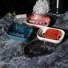 Pack of 3 Travel Soap Box, Soap Dish with Lid,