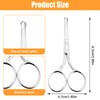 4 Pcs Nose Hair Scissors Small Scissors With Round Tip