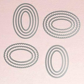14 Pcs/lot Layering Ovals Cutting Dies ,DIY Scrapbooking Artist Metal Cutting Dies Stencils for Scrapbooking Card Making New 2019 Embossing Stencil Crafts