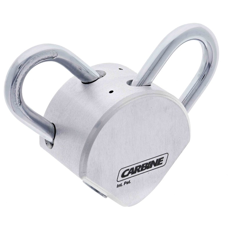 Aluminum Dual Shackle Padlock- Carbine