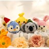Crochet Kit for Beginners, 4 Pattern Animals, Rabbit, Koala, Penguin,