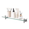 KES Glass Shelf for Bathroom, Floating Glass for Wall Shelves
