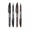 Lively 입큰 라이블리 플러스펜 아이라이너 (2개구성) 번짐없는 붓펜 [블랙+블랙] Ipkeun Lively Plus Pen Eyeliner (Set of 2) Smudge-proof Brush Pen [Black + Black]