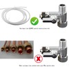 Brass Feed Water Adapter - 3/8 inch Comp and 3/8