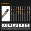 3/16" Drywall Router Bits, 10Pcs Drywall Cutting Tools Guide Point