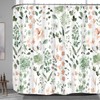 Extra Wide Floral Shower Curtain 108 x 72 for Claw
