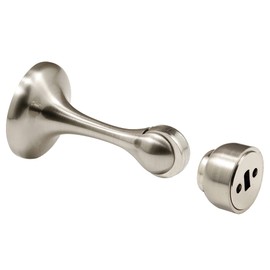 Prime-Line MP4910-1 Magnetic Door Holder, 2-7/8", Diecast, Satin Nickel Finish, Heavy Duty, Pack of 1