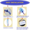 YANHAO 20 PCS Blue Dust Magnet Refills,Disposable Duster Heads,Fluffy Duster