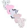 TupTam Baby Bodysuit Girls Set of 5 - Short Sleeve