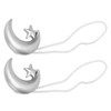 2PCS Curtain Tiebacks Magnetic Curtain Buckle Drapery Holdbacks for Home