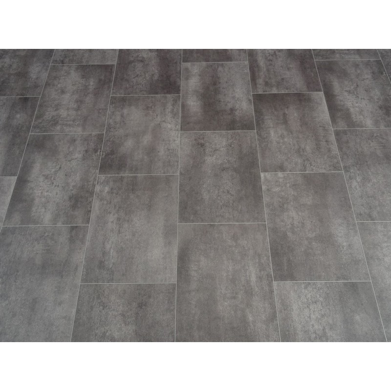 Alpha-Tex PVC floor covering, vinyl floor in elegant tile look,