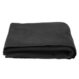 sourcing map 2Pcs Anti-Tarnish Silver Cloth, 6.6 x 3.3 ft Jewelry Storage Polishing Cloth for Silverware Flatware Jewelry DIY Project, Black