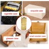 4pcs Copper Concealed Barrel Hinges, 10/12/14/16mm Heavy Duty Hinge Set,