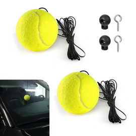 Anyhut 2 PCS Tennis Ball Parking Aid, Parking Guide System for Car Accessories, Stop Indicator, Parking Assist Ball, Aid-Parking Kit, Garage Car Stopper, Pack of 2